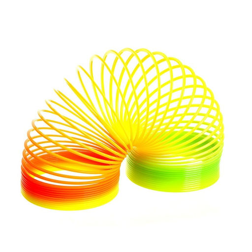 Цена за 12 шт. Пружинка - радуга «Зверята», d=6 см, в шоубоксе