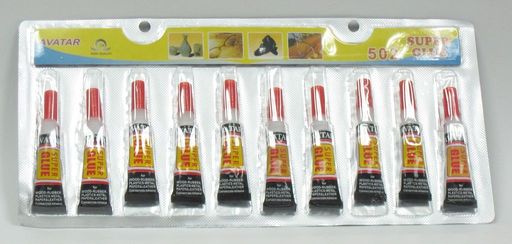 Цена за 2 шт. Клей "Super Glue" 3гр. секундный (158) на блистере, русифицированный