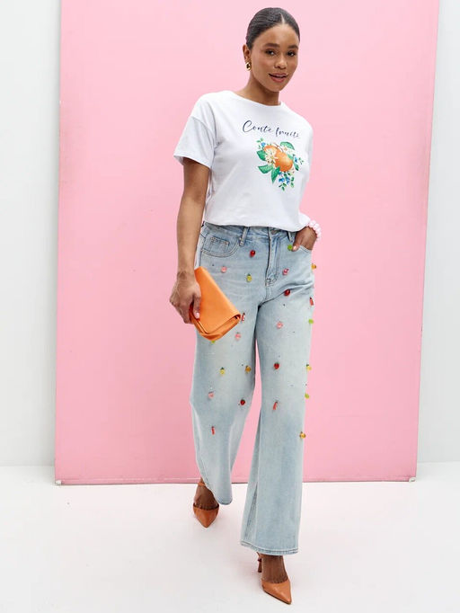 Футболка Fine Joyce P612-06-913 белая  фото 8