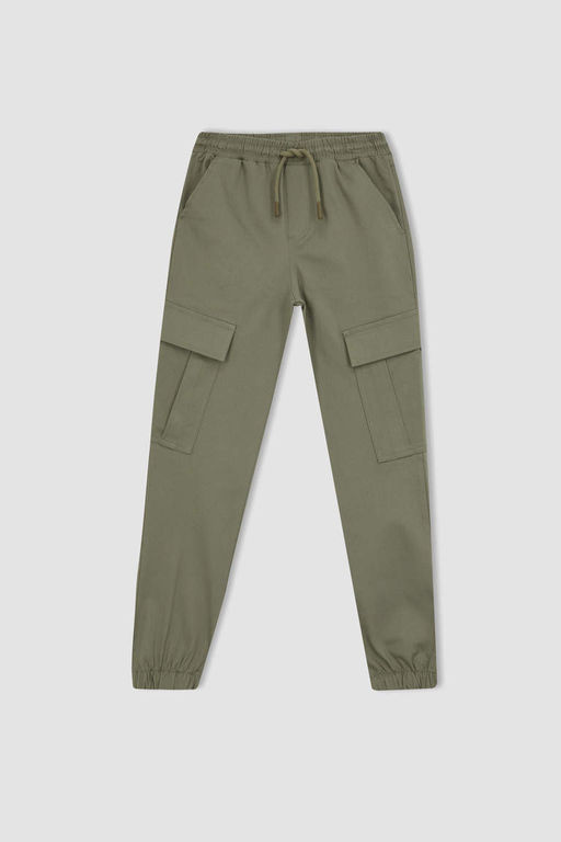 Габардиновые брюки-карго для мальчиков - Defacto фото 8