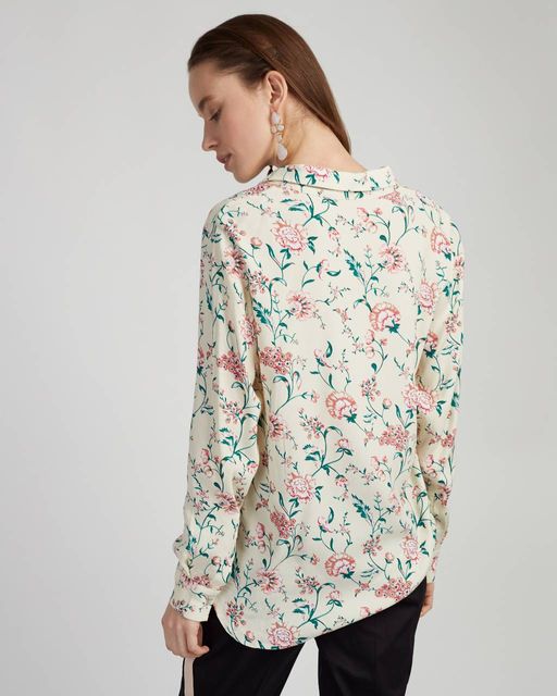 Блузка с цветочным принтом - Incity фото 4