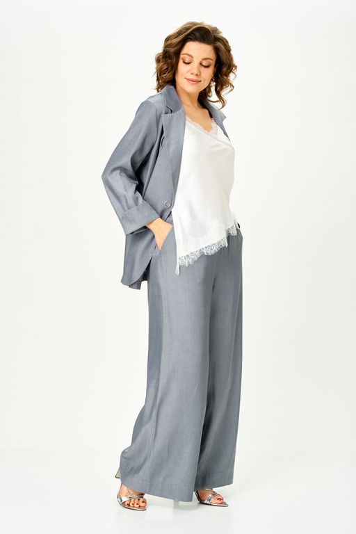 Костюм Michel Chic 1446 стальной серый