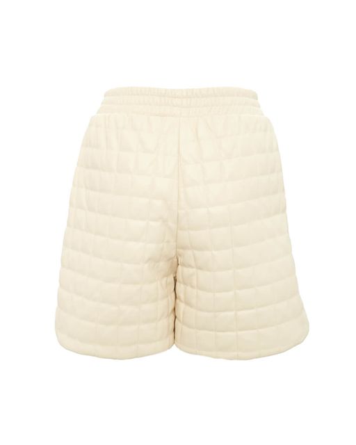 Белые стеганые шорты - Incity фото 3