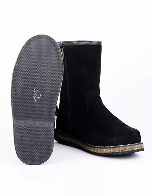 Сапоги мужские замшевые Байкал, войлочная подошва