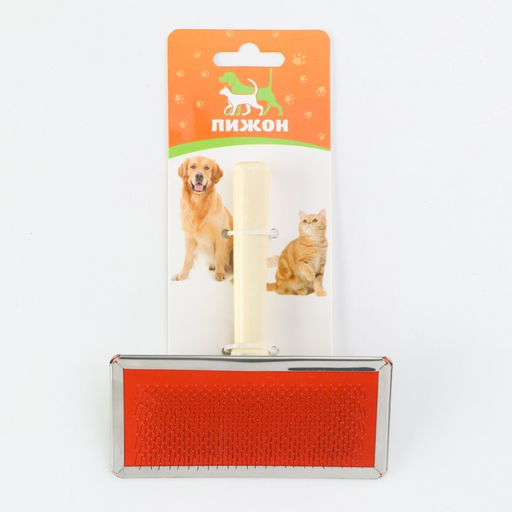 Пуходерка Wood средняя с каплями, деревянная ручка, 9 х 12 см - Пижон фото 5