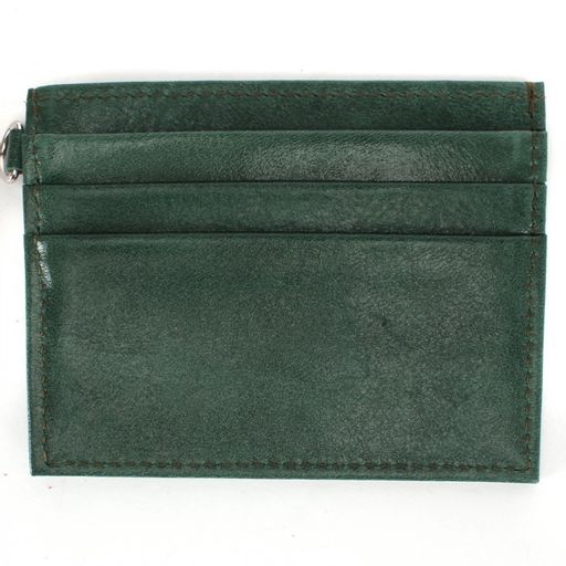 Визитница-кардхолдер Croco-ВК-215 н/к, 1отд, 3карм, малахит крек (226) 228513  фото 2