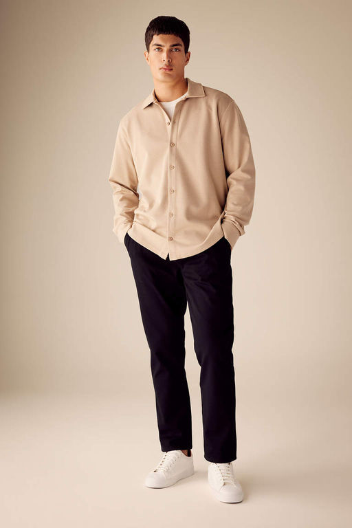 Прямые флисовые брюки Jogger - Defacto фото 3