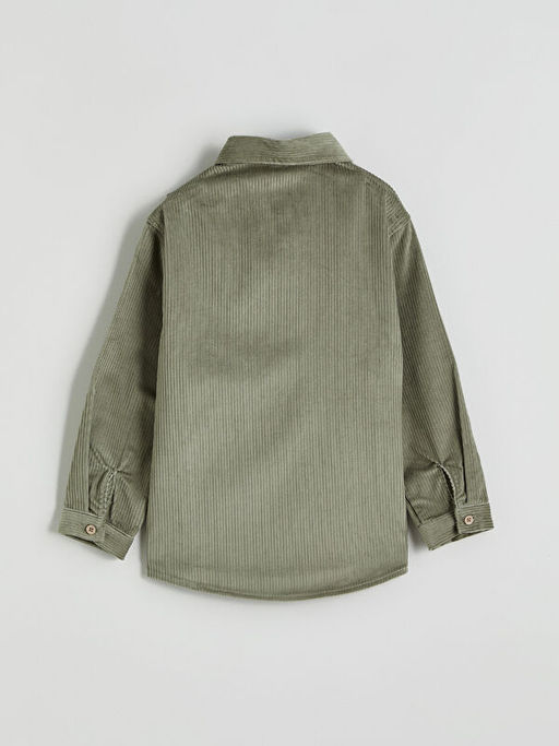 Basic Uzun Kollu Erkek ?ocuk G?mlek