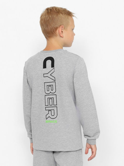 CRB wear / CWJB 63724-11-388 Джемпер для мальчика,серый меланж/Ex.Cherubino