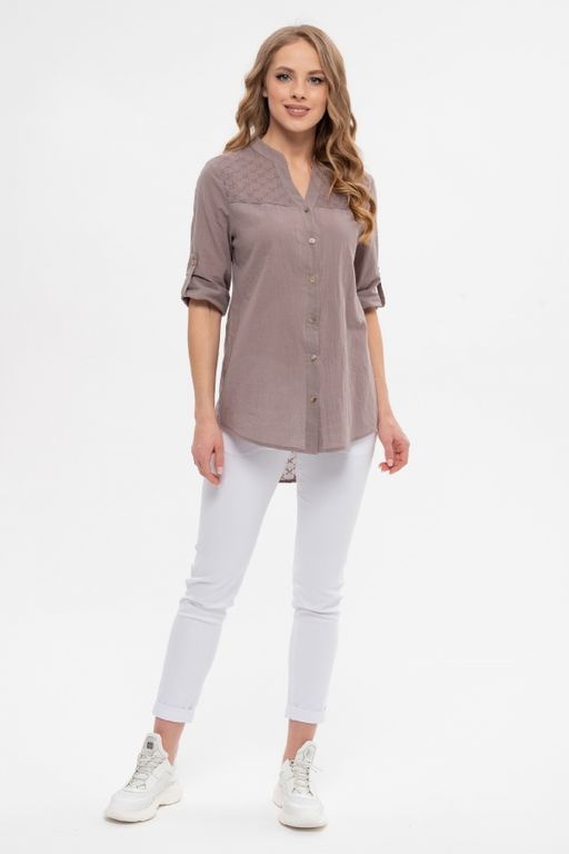 Рубашка М-479капучино