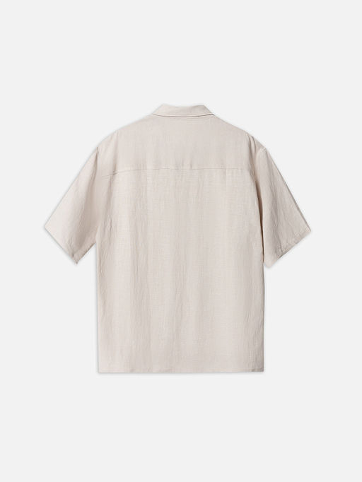 Рубашка мужская льняная бежевая - Mark formelle фото 8