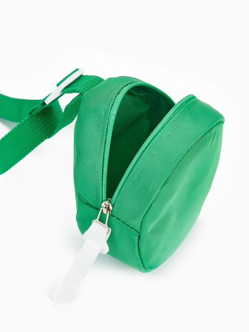 Сумка детская поясная на молнии «Выбражулька», зелёная