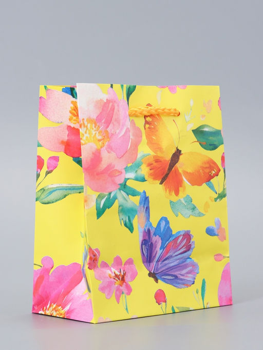 Цена за 4 шт. Пакет подарочный ламинированный Мечта 11.5?14.5?6.5 см