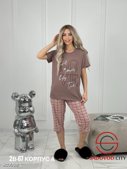 Пижама женская с рисунком