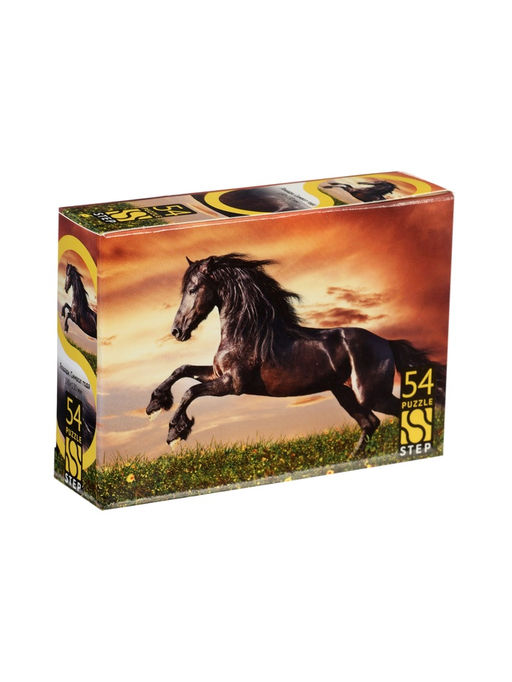 Цена за 20 шт. Пазл 54 эл. "Лошади. Символ года" МИКС