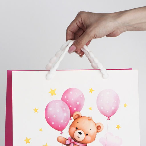 Цена за 2 шт. Пакет ламинированный «Принцессе», M 25.5 х 30 х 9 см