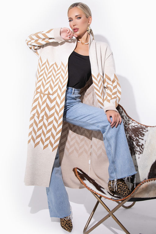 Кардиган Будь эксклюзивной! (миндаль) - Эльза фото 15