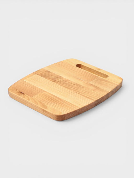 Набор разделочных досок, 2 шт., 24×21 см, 19.5×17 см, дерево берёза, пропитаны минеральным маслом