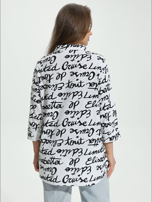 Жанетта туника женская (полоса синий) - Lovetex фото 101