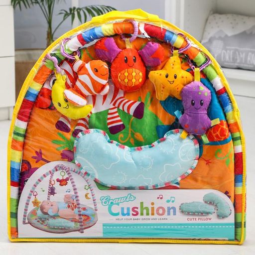 Развивающий коврик с дугами Зоо, 68x68, Крошка Я  фото 8