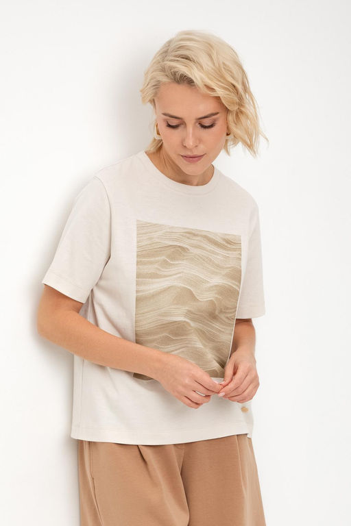 ЕВТ 3309/светлый беж фуфайка жен