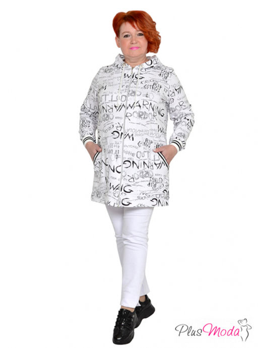 Толстовка Модель №1924 размеры 44-84 - Plusmoda фото 4