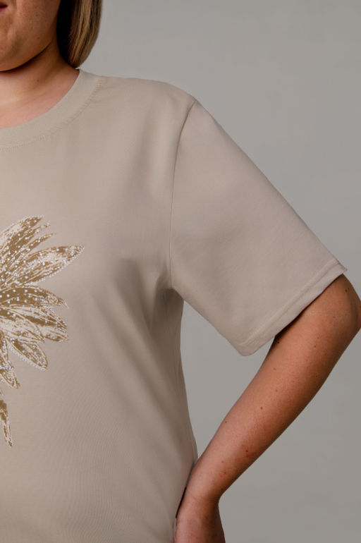 Арт. 4149 Туника женская 52-60 (5 шт) Цвет:бежевый