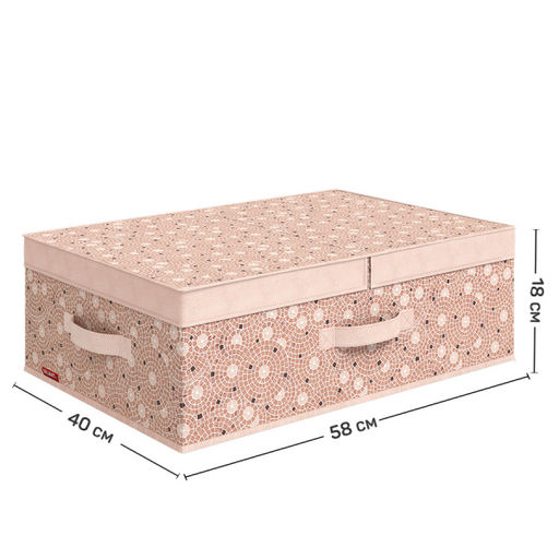 Короб стеллажный с двойной крышкой, 58*40*18 см, OPUS ROMANO AURA, шт - Valiant фото 9