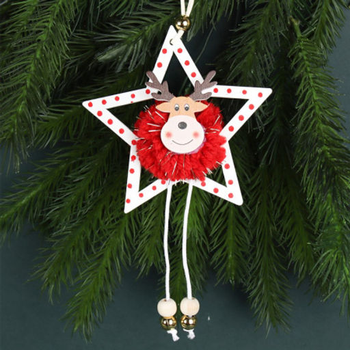 Новогоднее украшение 10,5*17 см / HP-96113 /уп 24/480/ микс (Дед Мороз ) - Галеонтрейд фото 3