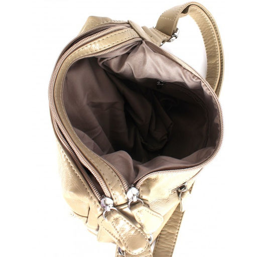 Сумка женская искусственная кожа Guecca-116, 2отд, плечевой ремень, бежевый SALE 264019 - Adelia фото 3