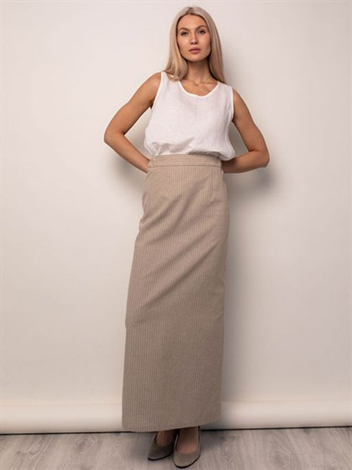 53% лен, 47% хлопок юбка - Волтри фото 8