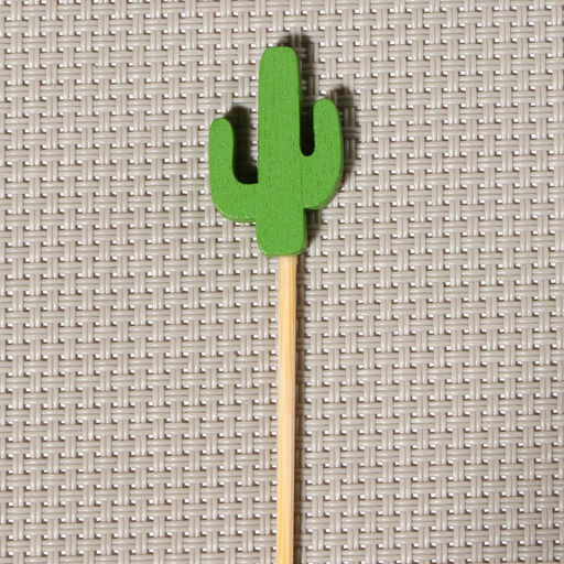 Шпажки Гладкий кактус,12 см, набор 25 шт - Доляна фото 3