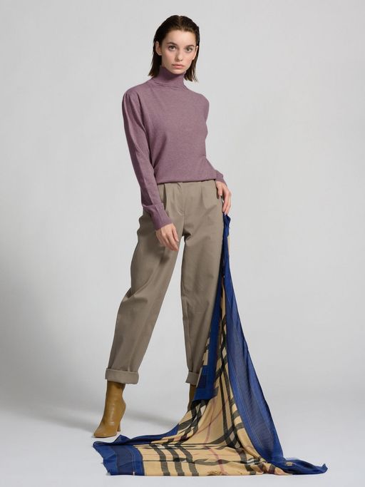 Водолазка из тонкого трикотажа - Tantino фото 2