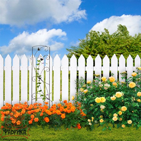 Шпалера для растений 57-013 - Фабрика интерьерной ковки фото 2