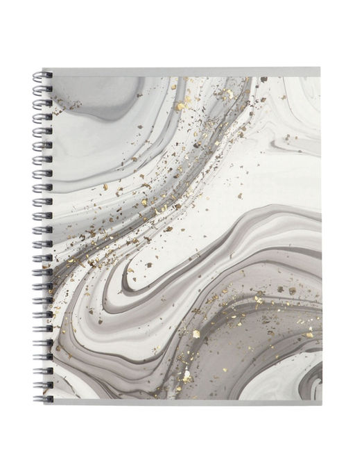 Тетрадь 80 листов, в клетку, на гребне «Мрамор темный»