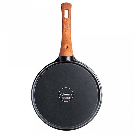 Сковорода с тефлоновым покрытием д26см "Stella", h6,8см, s0,32см, дно д23,8см, s0,4см, ручка из термостойкого пластика, ristretto (Россия)