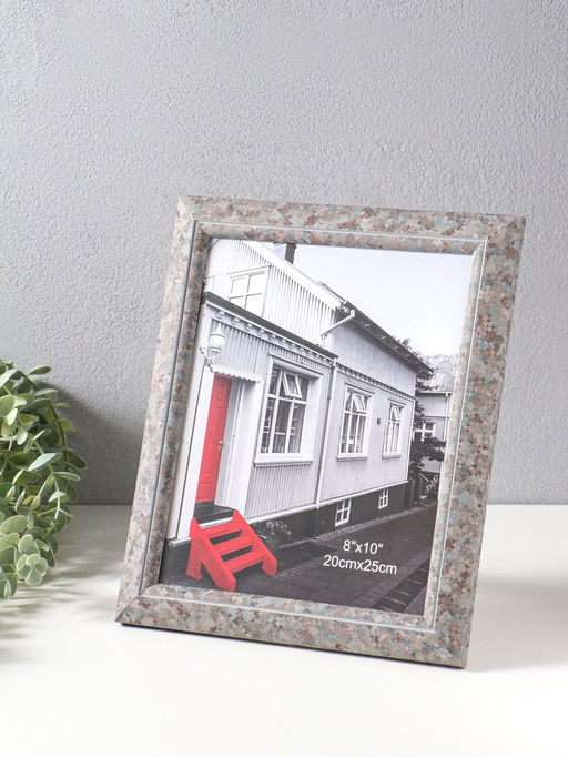 Фоторамка пластик 20х25 см "Марокканская мозаика" оттенки коричневого 29,8х25х2 см