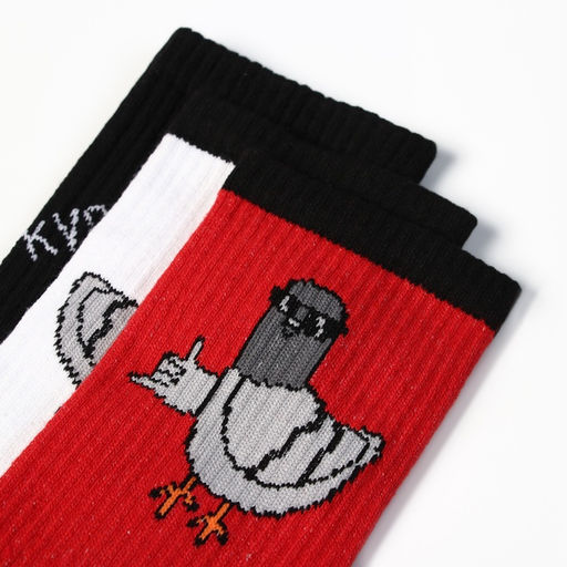 Набор подарочный KAFTAN «Голубь», носки 3 пары, размер 41-44 (27-29 см), термос