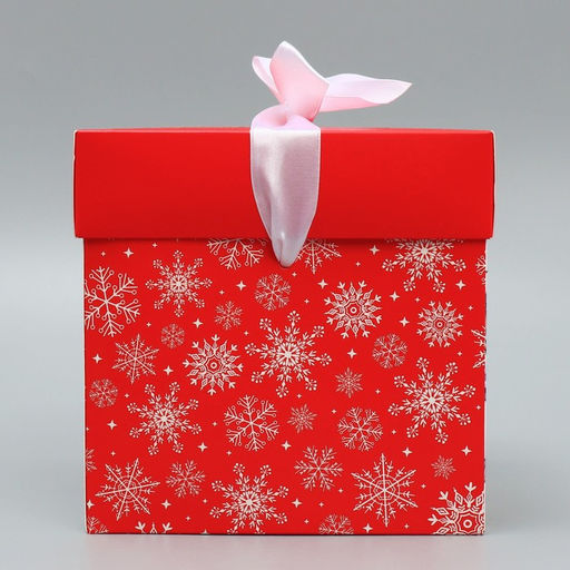 Коробка складная Волшебного Нового года, 15 15 15 см - Дарите счастье фото 6