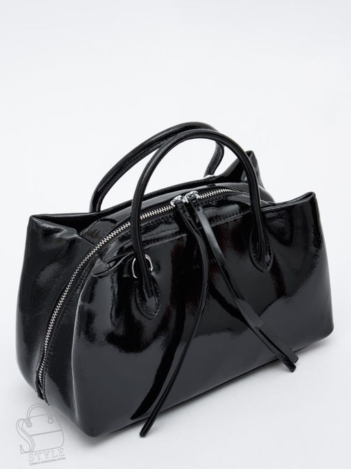 Сумка женская кожаная 5786P black Polina&Eiterou