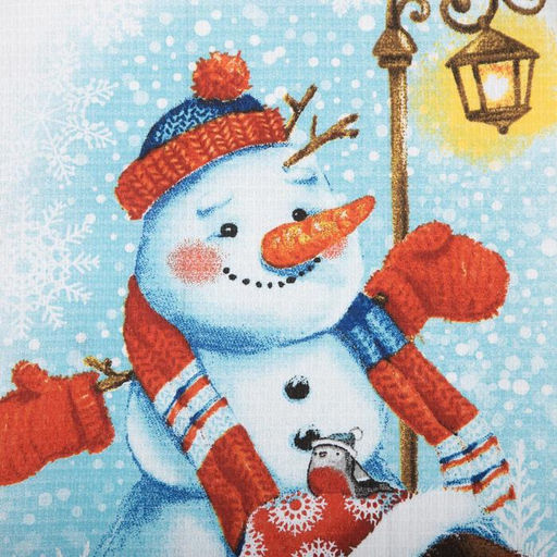 Полотенце С Новым годом 35х60 см,100% хлопок 160 г/м2 - Доляна фото 2