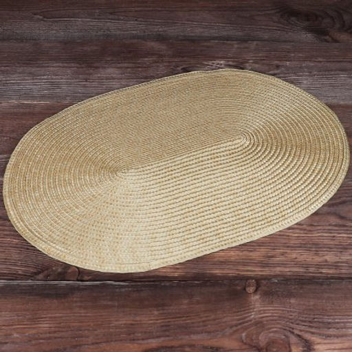 Салфетка для стола овальная / beige /уп 6/300/ 30х45 см, - Галеонтрейд фото 2