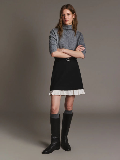 Юбка с ремнем женская ZR2609023501-50 / Zarina