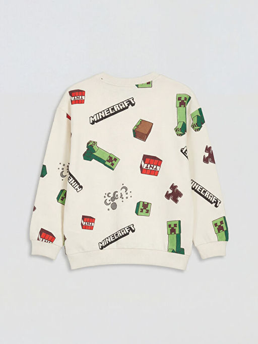 Minecraft Bask?l? Erkek ?ocuk Sweatshirt