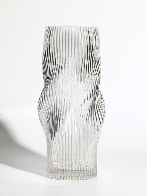 Ваза «Венди», 29×12×10 см, стекло, прозрачная