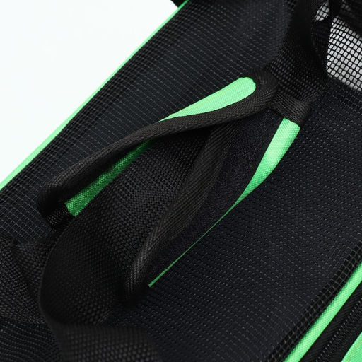 Сумка-переноска сетчатая, 53 х 26 х 36 см, зелёная - Пижон фото 8