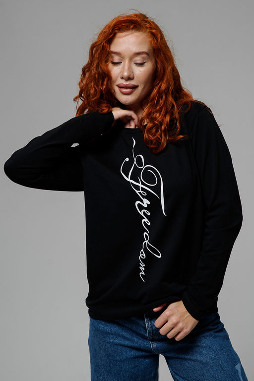 8513 Футболка с длинным рукавом женская