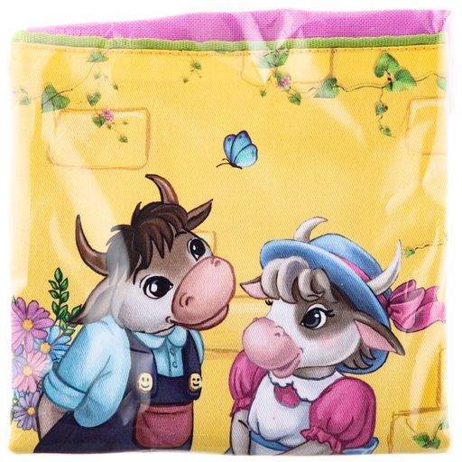 СУМКА СВИДАНИЕ,30Х40СМ,СИРЕНЕВЫЙ, 100% ХЛОПОК, - Santalino фото 3