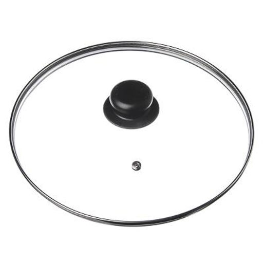 Крышка с ручкой стеклянная с металлическим ободком 20 см 4720 - Ат-холдинг фото 2