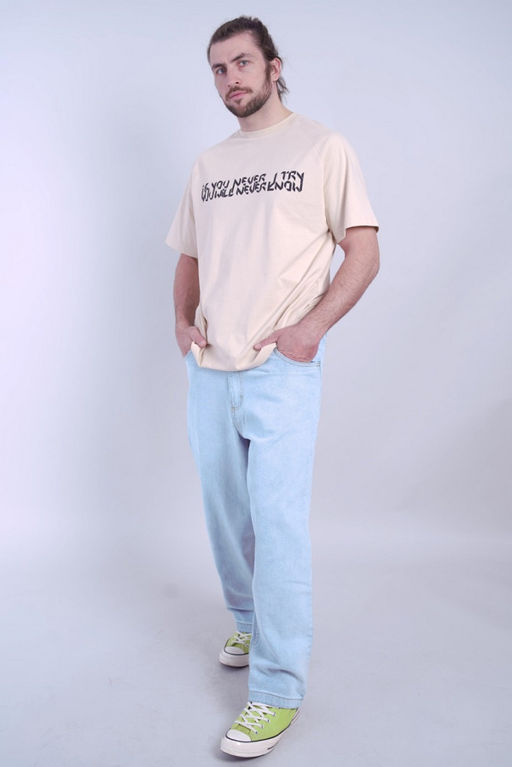 CRB wear/CSSM 60412-31 Футболка мужская,бежевый/Ex.Cherubino  фото 3